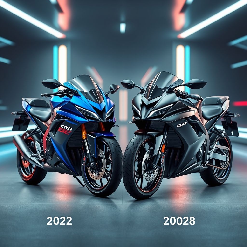 CBR650R 2026: เปรียบเทียบกับรุ่นก่อนหน้า
